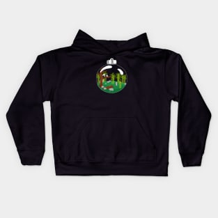 Panda Christmas Bulb Kids Hoodie